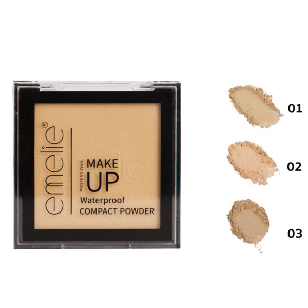 Emelie Makeup Waterproof Compact Powder